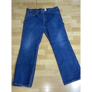 Vintage Levi's 517 Jeans Mens 40x32 Dark‎ Wash Boot Cut 90s Y2K Red Tag